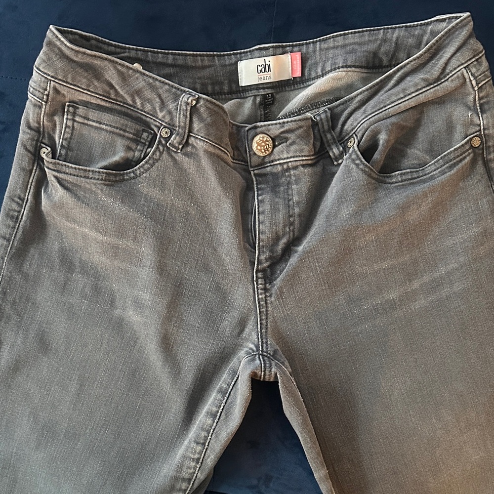 CAbi Women's Charcoal Skinny Jeans